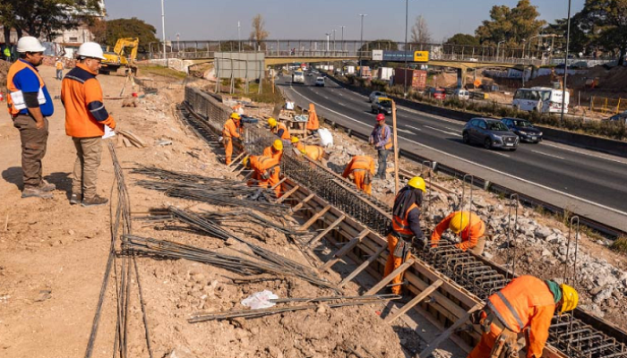 Empezaron las obras en la Autopista Dellepiane, en su primera etapa