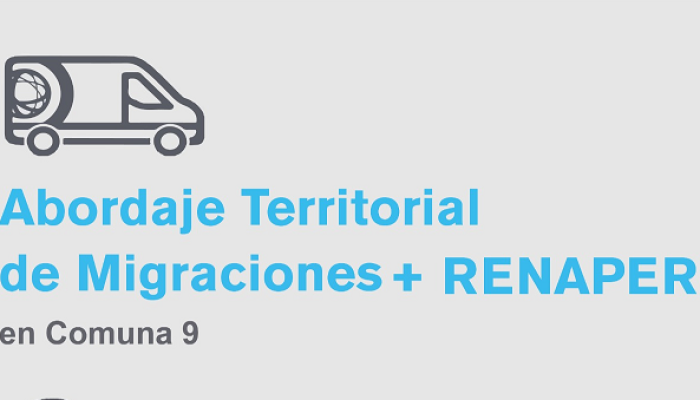 Trámites de Migraciones y RENAPER en el barrio de Mataderos
