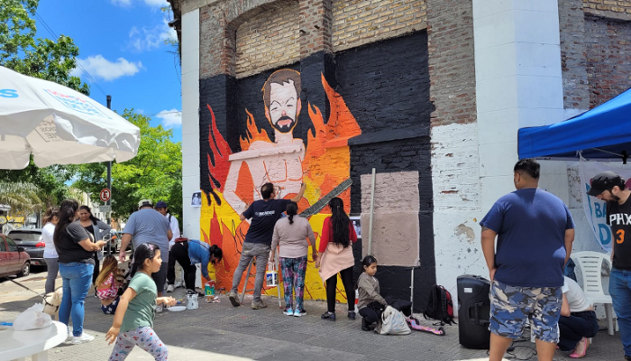 Reconocer a los artistas barriales, llenar de cultura nuestro barrio