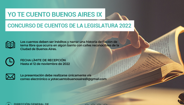 Convocatoria para Concurso Literario de la Legislatura de la Ciudad
