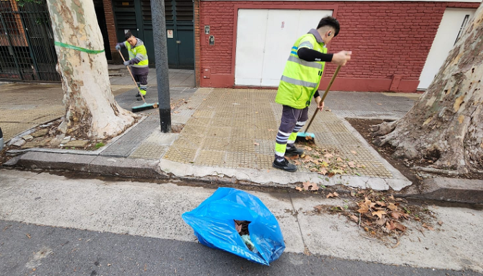 Higiene urbana: operativos de limpieza intensiva en la comuna 9