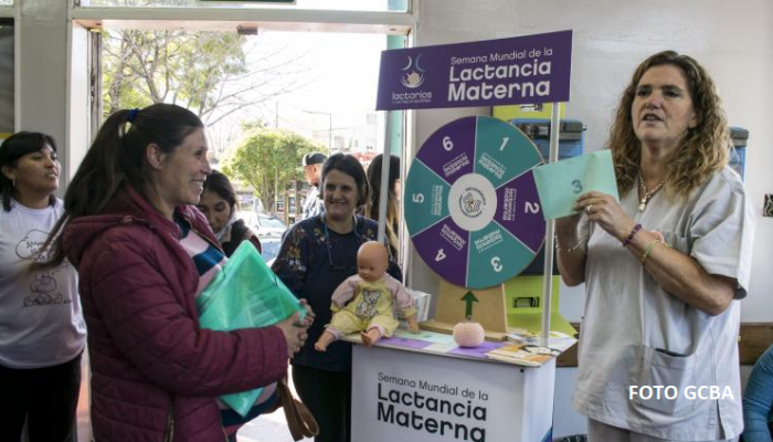 Semana Mundial de la Lactancia. Se desarrolla desde el 1 al 7 de agosto