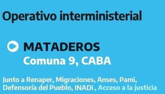 Operativo del Estado Nacional en el Club Sol de Mayo