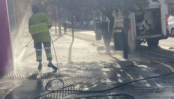 Operativos integrales de higiene urbana en la Comuna 9