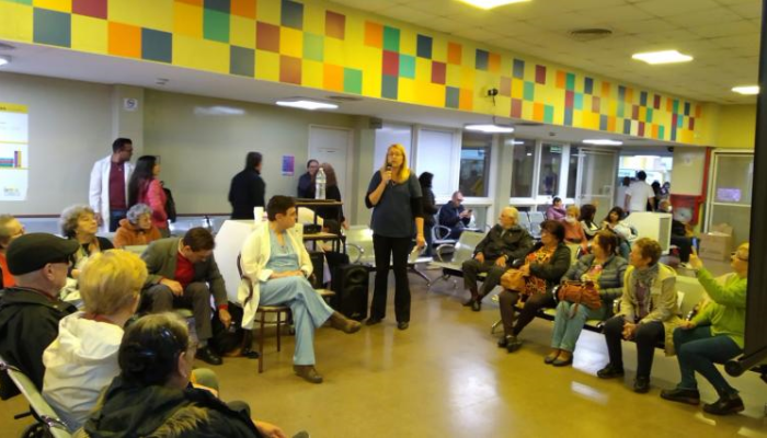 Lucha contra el Alzheimer. Jornada de concientización en el Hospital Santojanni