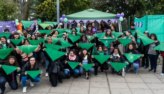Encuentro de Mujeres y Diversidades en la Plaza Salaberry