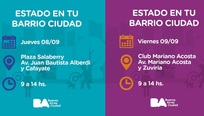 El Estado en tu barrio Ciudad en Mataderos y Parque Avellaneda