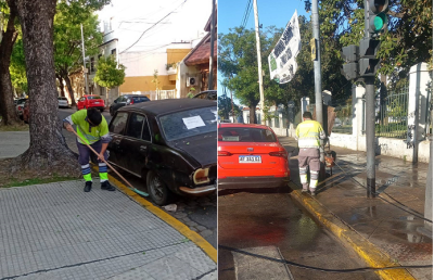 Operativos de limpieza intensiva en Liniers, Mataderos y Parque Avellaneda