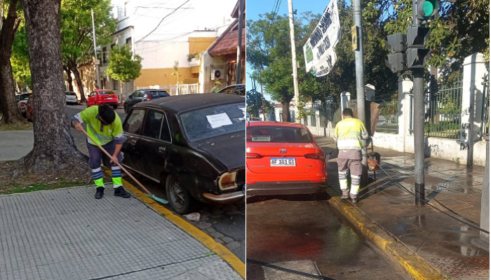 Operativos de limpieza intensiva en Liniers, Mataderos y Parque Avellaneda