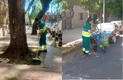 Operativos intensivos de limpieza en Mataderos y Parque Avellaneda