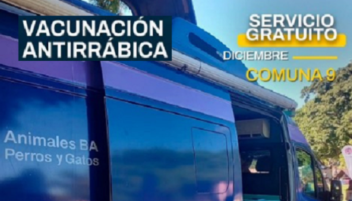 Vacunación Antirrábica Gratuita (sin turno previo) en Mataderos