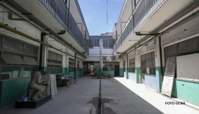 Avanzan las obras para la nueva escuela secundaria en la Comuna 9