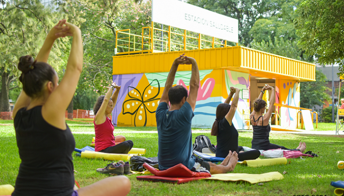 Actividades al aire libre en las Estaciones Saludables