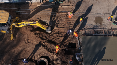 Avanza la construcción del Paso Bajo Nivel Irigoyen