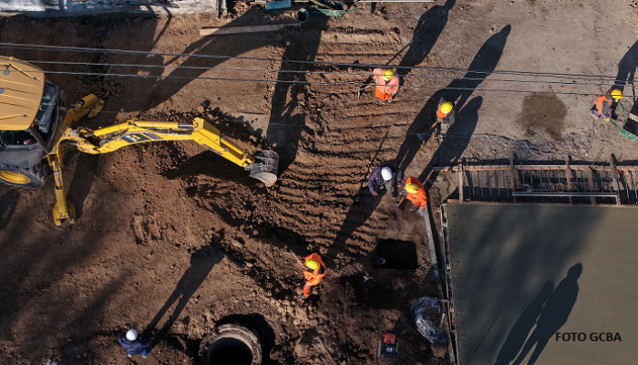 Avanza la construcción del Paso Bajo Nivel Irigoyen