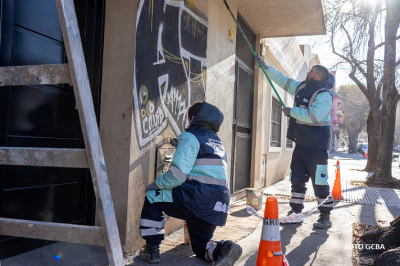 Servicio de puesta en valor de frentes vandalizados