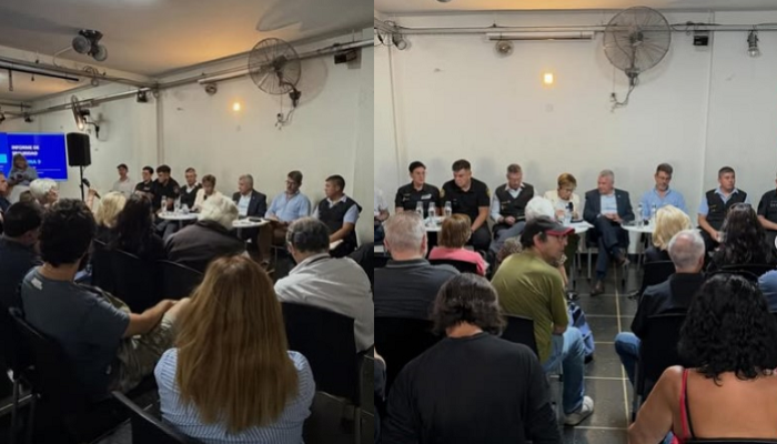 Reunión de vecinas y vecinos de la comuna con el Ministro de Seguridad