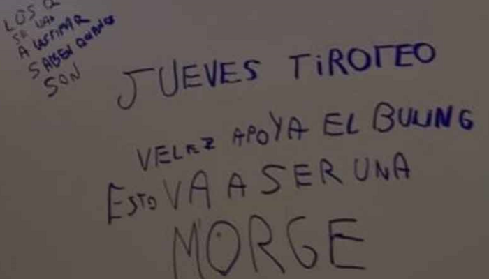 Amenazas y violencia en las escuelas y en el conjunto de la sociedad