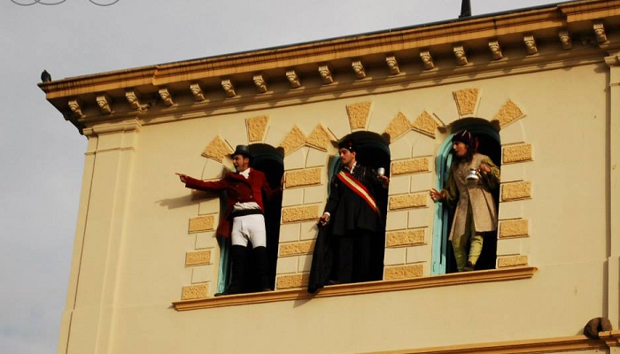 Celebración del 25 de mayo en la Chacra de los Remedios