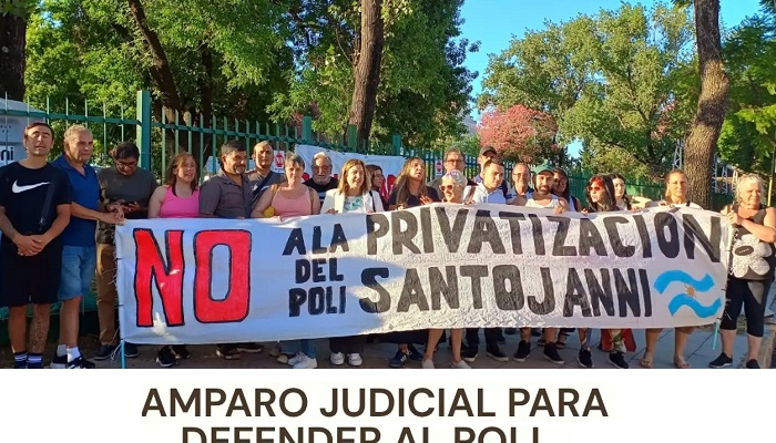 Avanza la presentación judicial en defensa del Polideportivo Santojanni