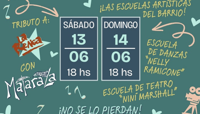 Un fin de semana a todo Rock, Danza y Teatro en El Plata