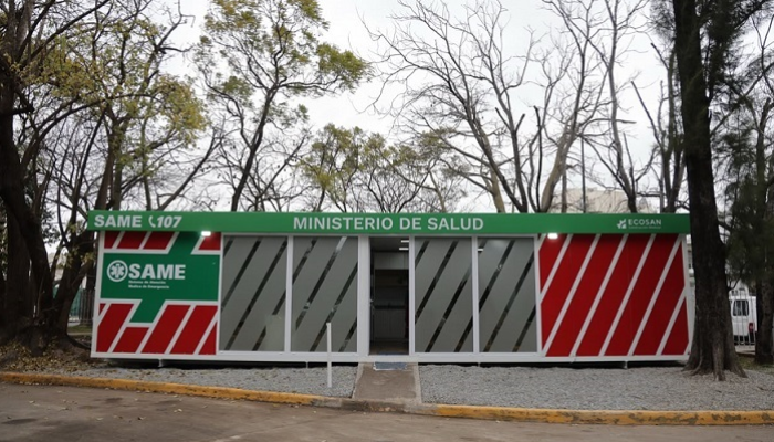 Inauguran una base del SAME para emergencias en Liniers