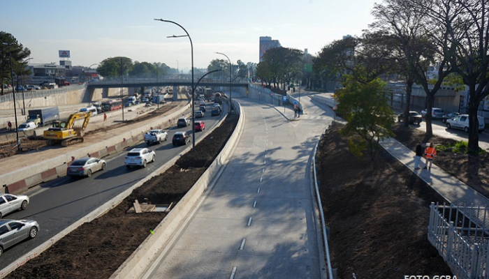 La Ciudad informó avances en la obra Autopista Parque Dellepiane