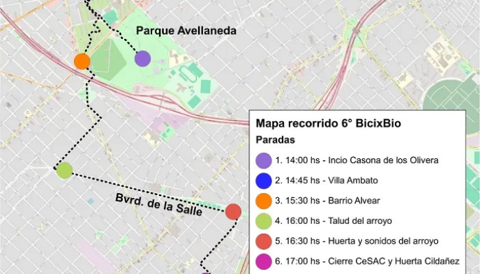 Sexta Bicicleteada por el Biocorredor Cildañez